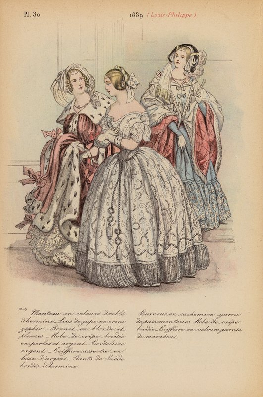 Franse mode: 1839, Louis-Philippe door Louis Colas
