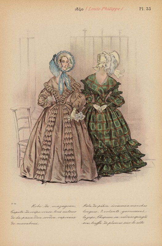 Franse mode: 1840, Louis-Philippe door Louis Colas