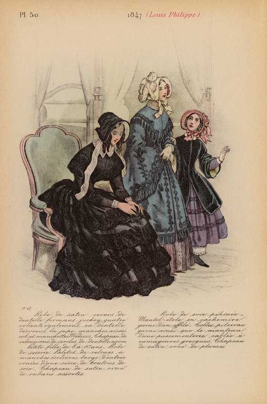 Franse mode: 1847, Louis-Philippe door Louis Colas