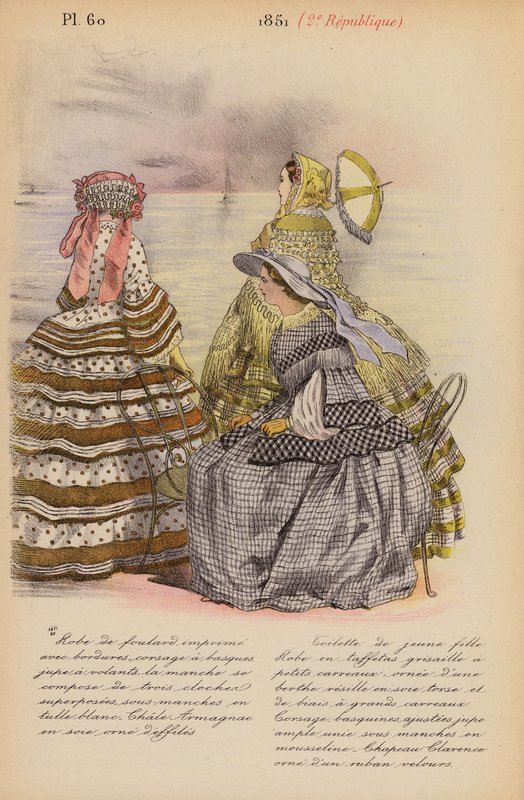 Franse mode: 1851, 2e Republiek door Louis Colas