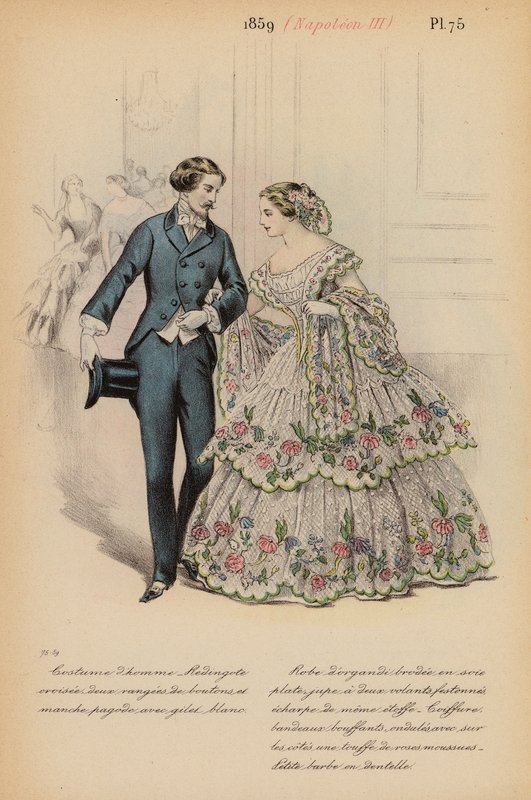 Franse mode: 1859, Napoleon III door Louis Colas