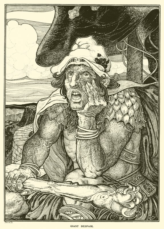 Reus Wanhoop (gravure) door Louis John Rhead