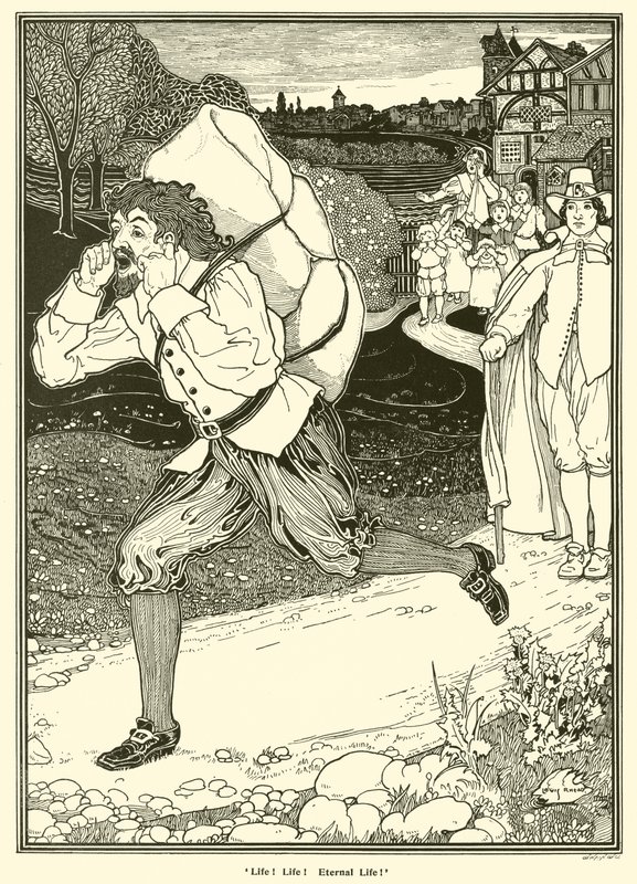 Leven! Leven! Eeuwig Leven! (gravure) door Louis John Rhead