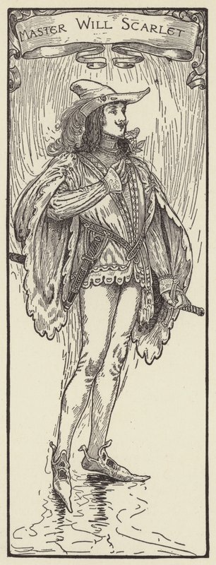 Meester Will Scarlet door Louis John Rhead