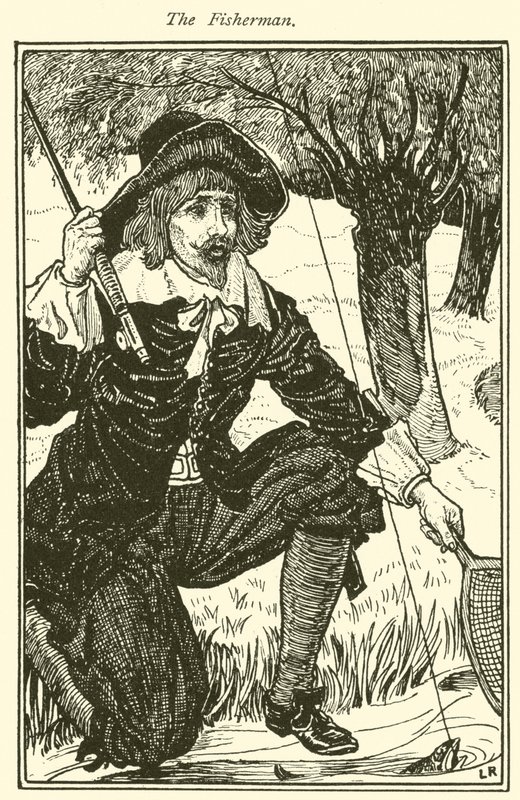 De visser door Louis John Rhead