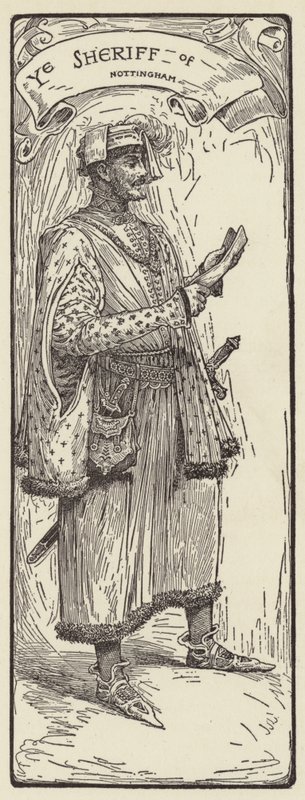 De Sheriff van Nottingham door Louis John Rhead
