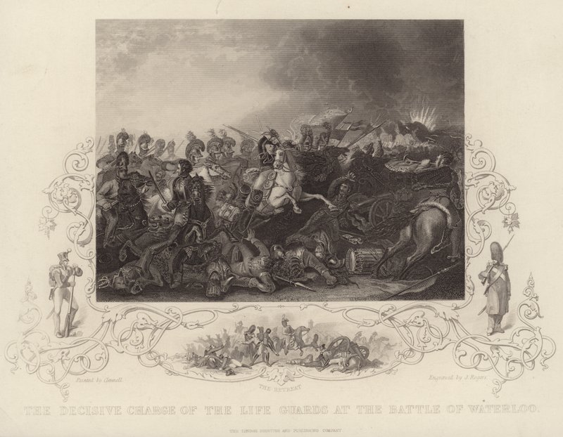 Slag bij Waterloo door Luke Clennell