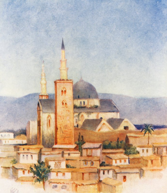 Grote Moskee, Damascus door Margaret Thomas