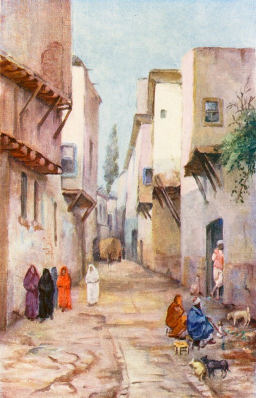 Rechte Straat, Damascus door Margaret Thomas