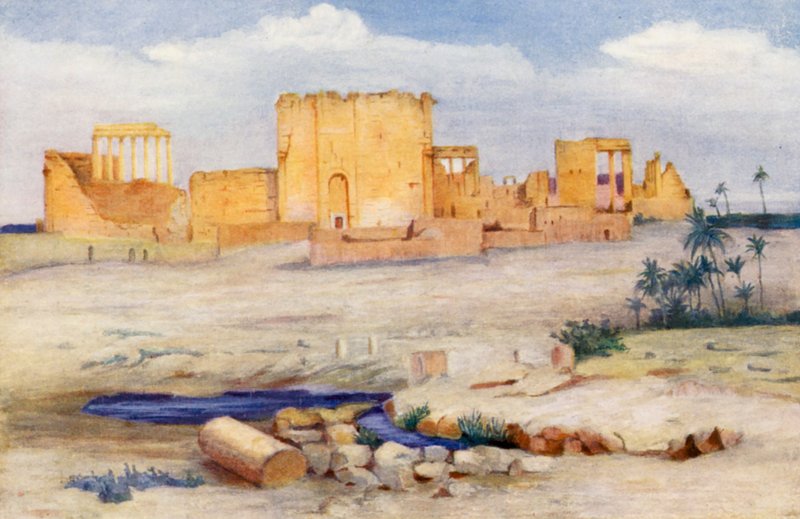 Tempel van de Zon, Palmyra door Margaret Thomas