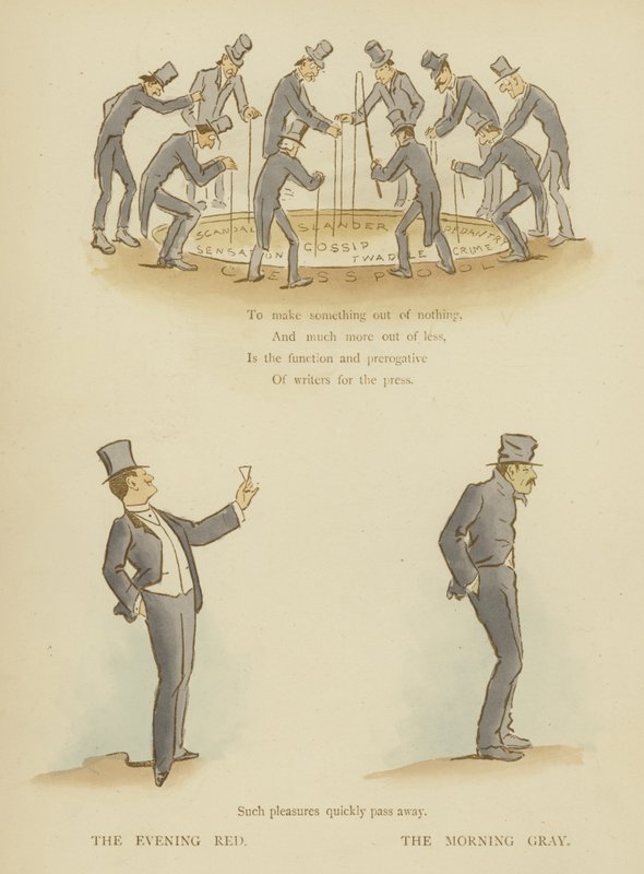 Pagina uit De Satiren van Cynicus door Martin Cynicus Anderson
