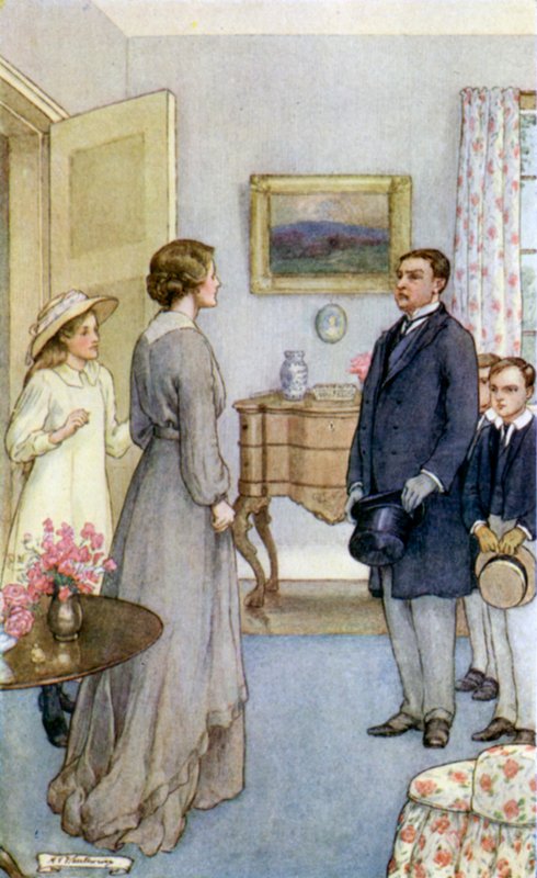 Scène uit The Slowcoach door Mary V. Wheelhouse