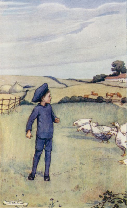 Scène uit The Slowcoach door Mary V. Wheelhouse