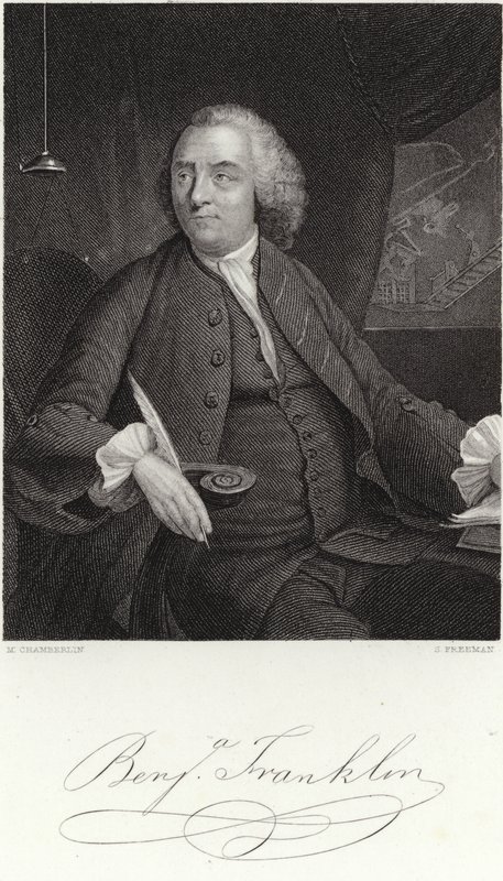 Benjamin Franklin door Mason Chamberlain