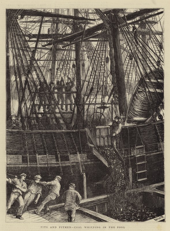 Pits en Mijnwerkers, Kolenzakken in de Pool door Matthew White Ridley