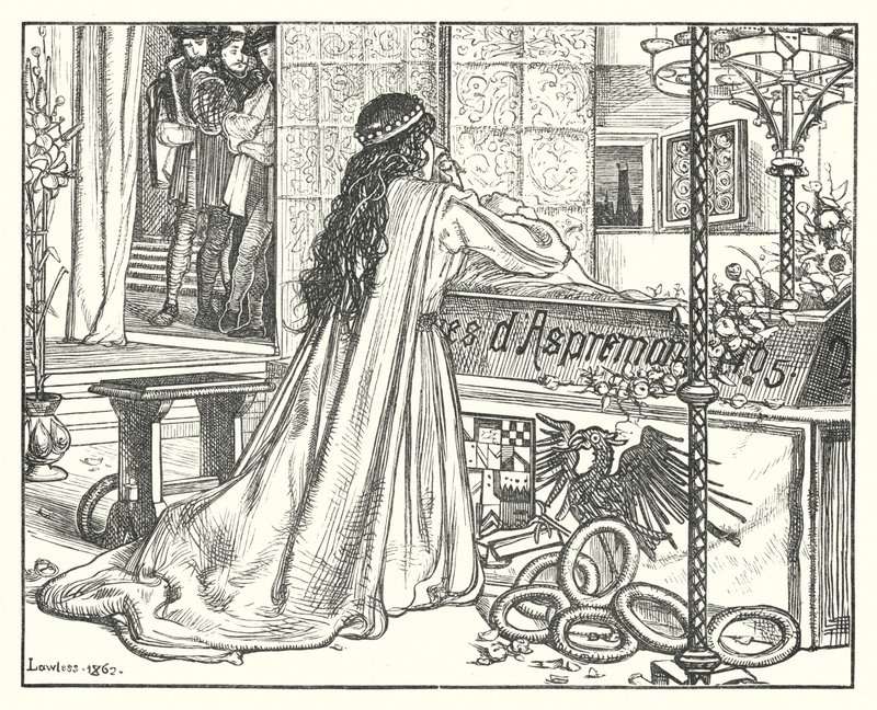De Heks (gravure) door Matthew James (attr. to) Lawless