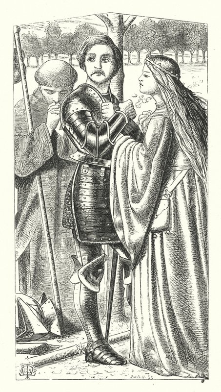 De Jonge Koningin-Echtgenote door Matthew James (attr. to) Lawless