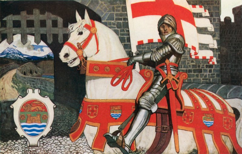 Carlisle, "De Poort naar Schotland" door Maurice Greiffenhagen