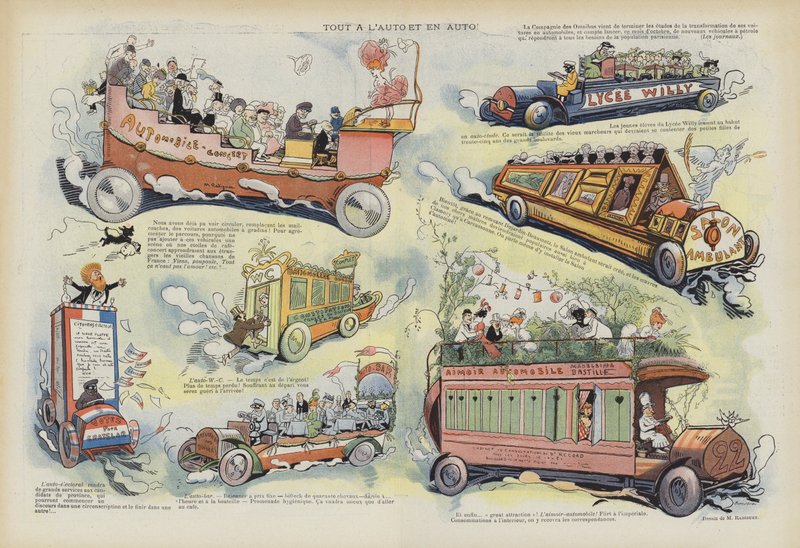 Illustratie voor Le Rire door Maurice Radiguet
