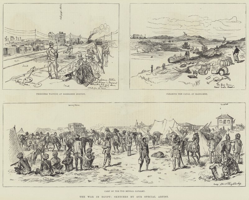 De Oorlog in Egypte door Melton Prior