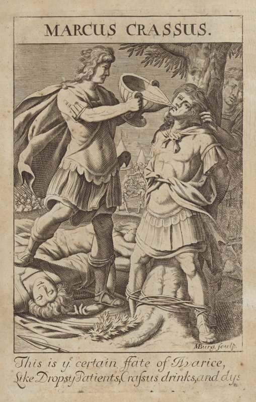 Marcus Licinius Crassus, Romeins generaal en politicus door Michael Burghers