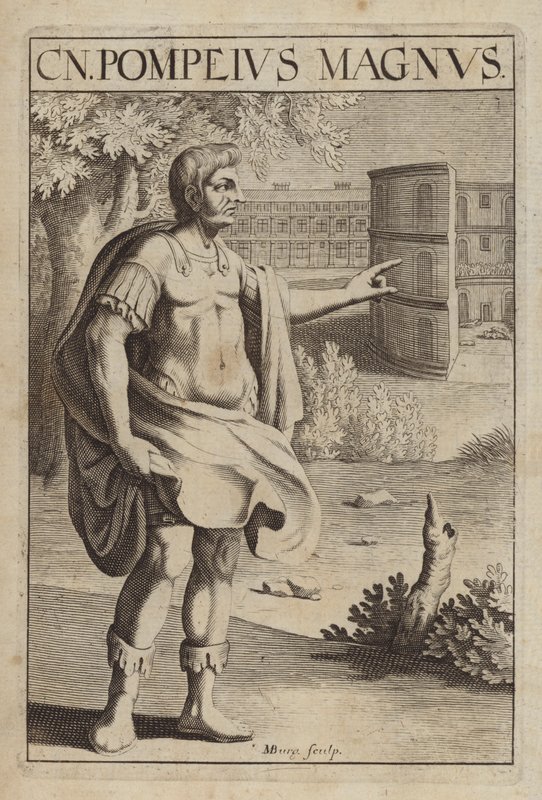 Pompeius de Grote, Romeins staatsman en soldaat door Michael Burghers