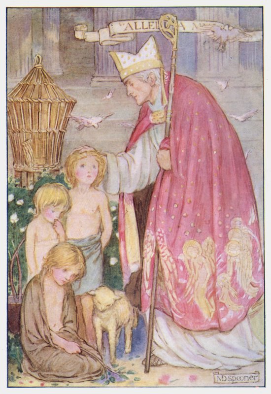 Sint Gregorius door Minnie Didbin Spooner