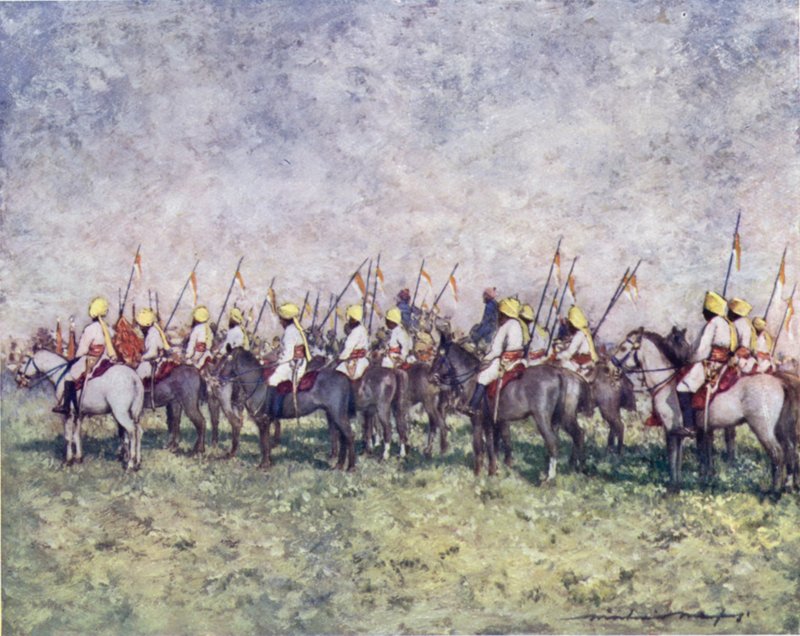 Een Onderscheiden Inheems Regiment door Mortimer Ludington Menpes