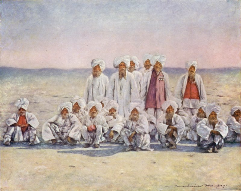 Op Durbar-dag door Mortimer Ludington Menpes