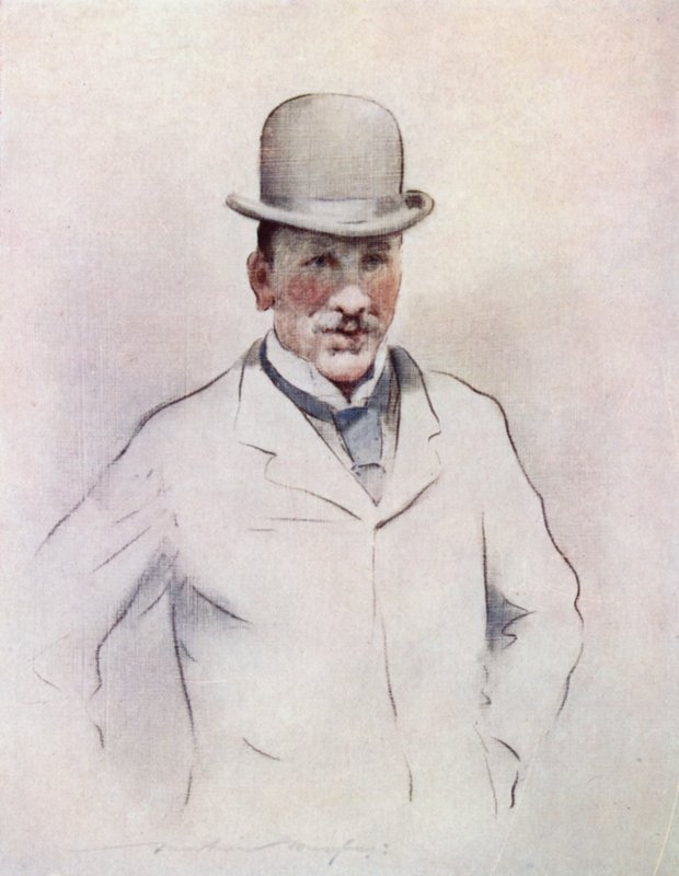 Sir Alfred Milner door Mortimer Ludington Menpes
