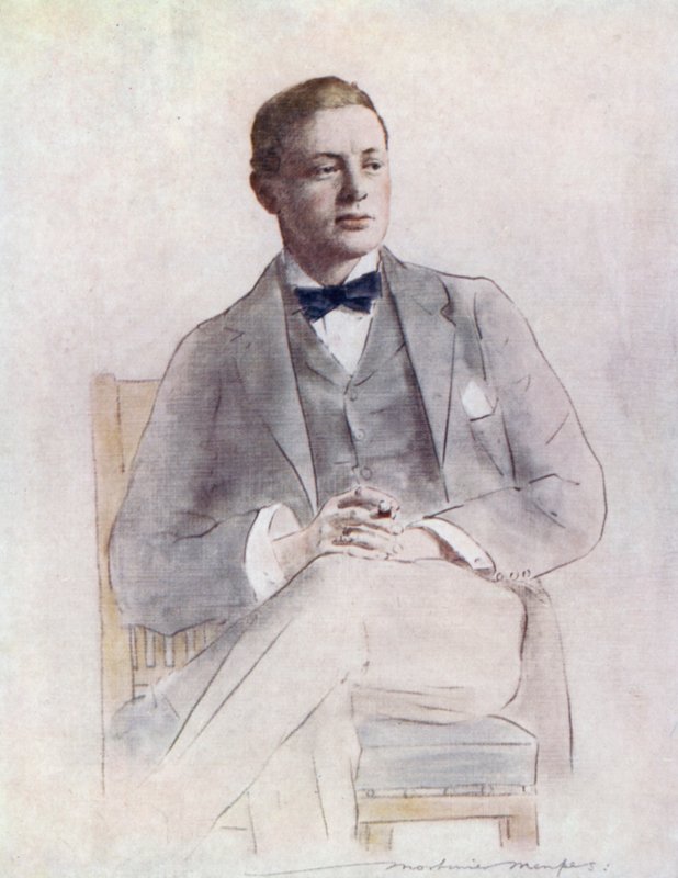 Winston Churchill door Mortimer Ludington Menpes