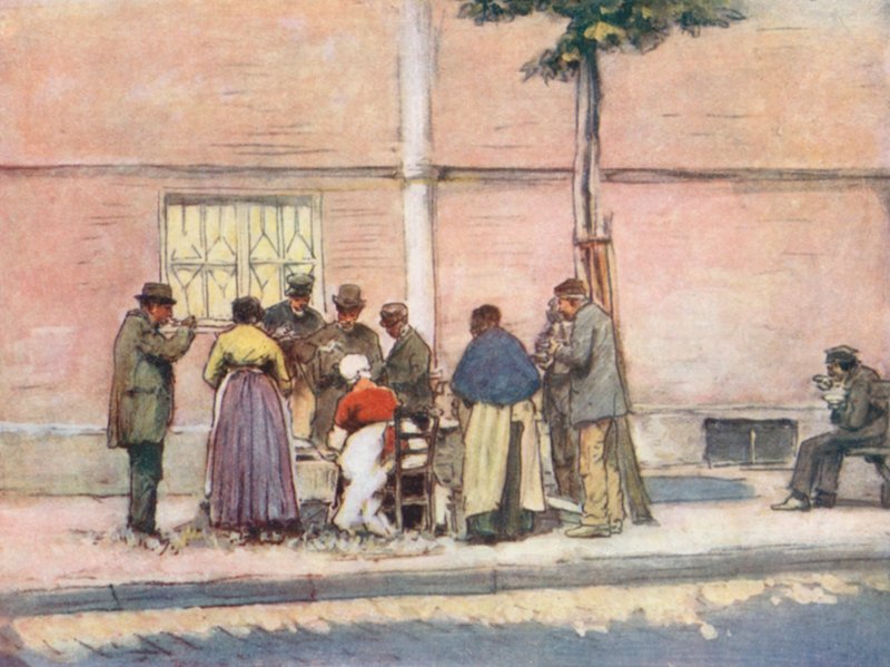 Dejeuner al Fresco door Mortimer Ludington Menpes