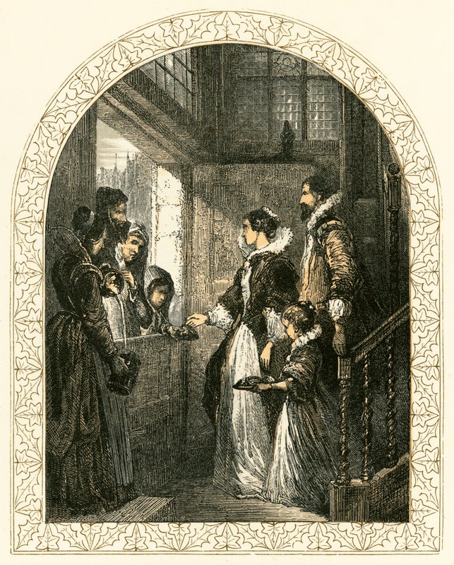 Liefdadigheid door Myles Birket Foster