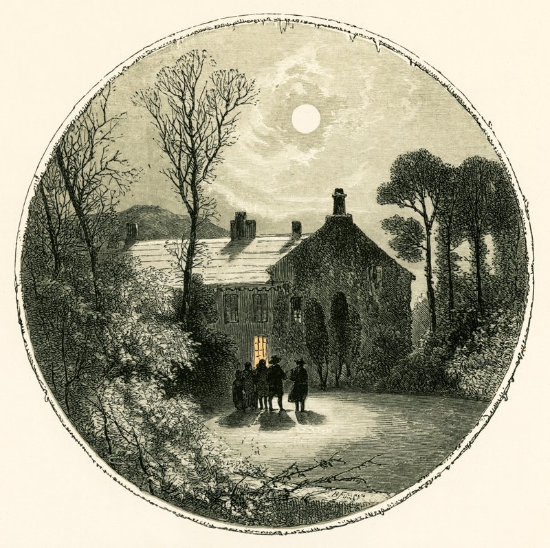 Kerstminstrelen door Myles Birket Foster