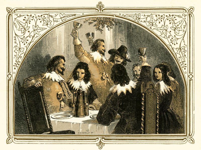 Vrolijk kerstfeest door Myles Birket Foster