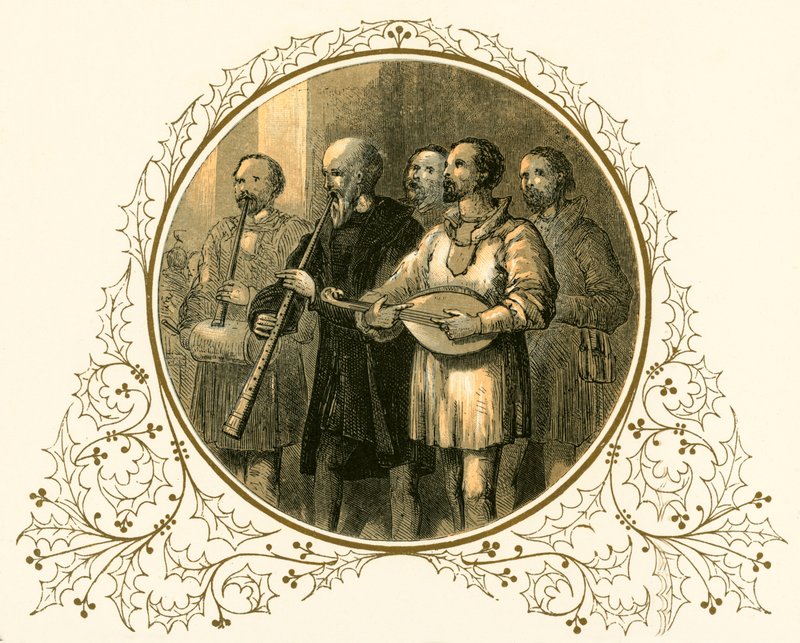Muziek met Kerstmis door Myles Birket Foster