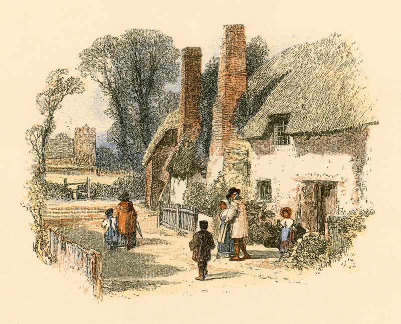 De sabbat door Myles Birket Foster