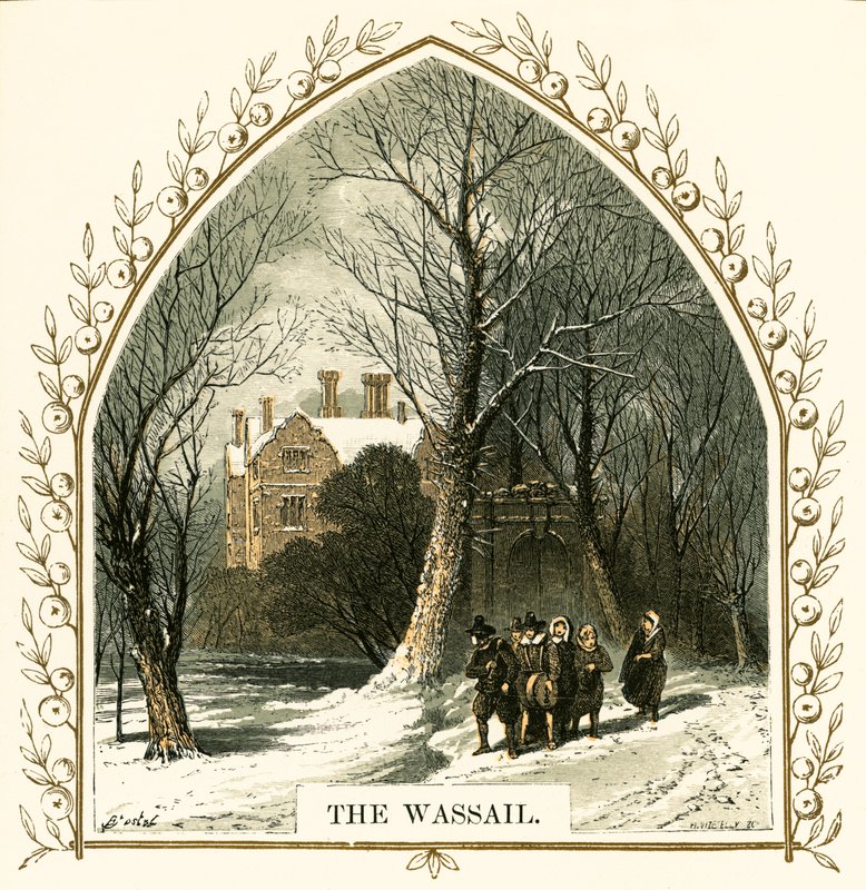 De wassail door Myles Birket Foster