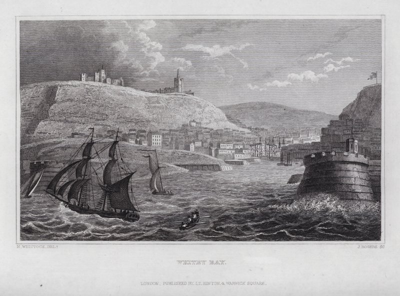 Whitby Bay door Nathaniel (after) Whittock