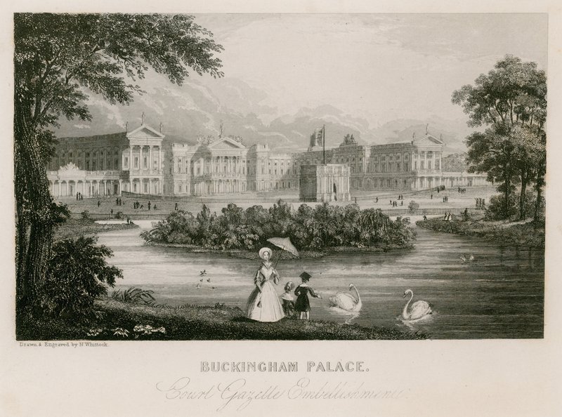 Buckingham Palace door Nathaniel Whittock