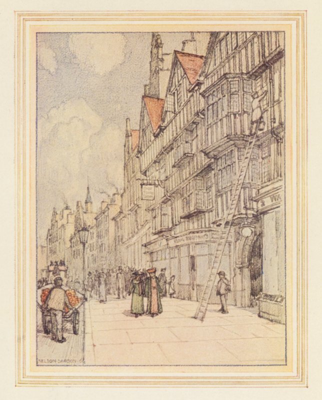 Staple Inn door Nelson Dawson