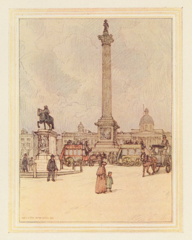 Trafalgar Square door Nelson Dawson