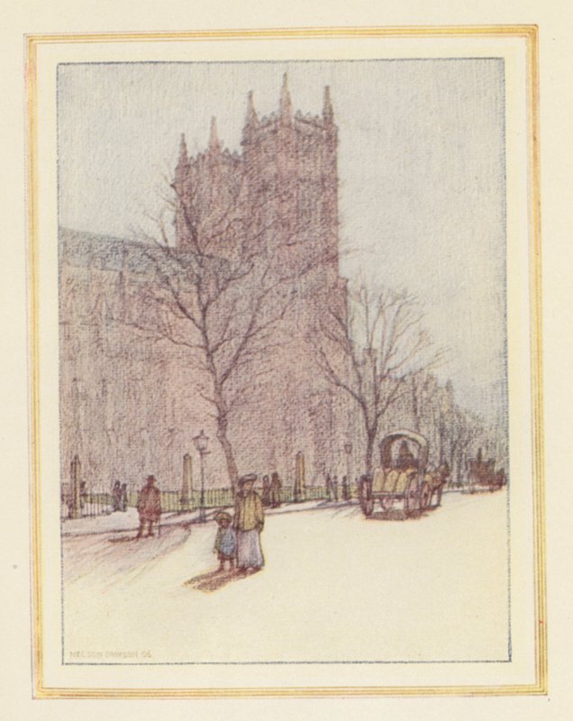 Westminster Abbey door Nelson Dawson