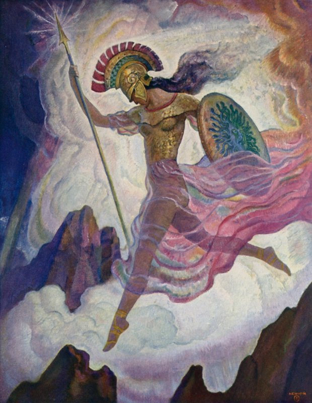 Odyssee: Athene door Newell Convers Wyeth