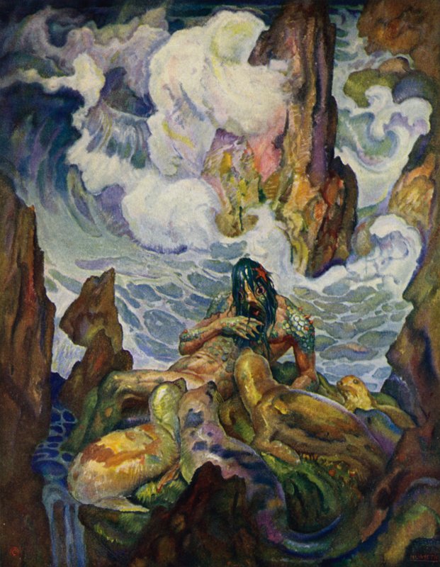 Odyssee: Proteus, De oude man van de zee door Newell Convers Wyeth
