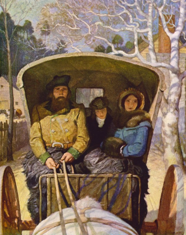 De Familie Fraser door Newell Convers Wyeth