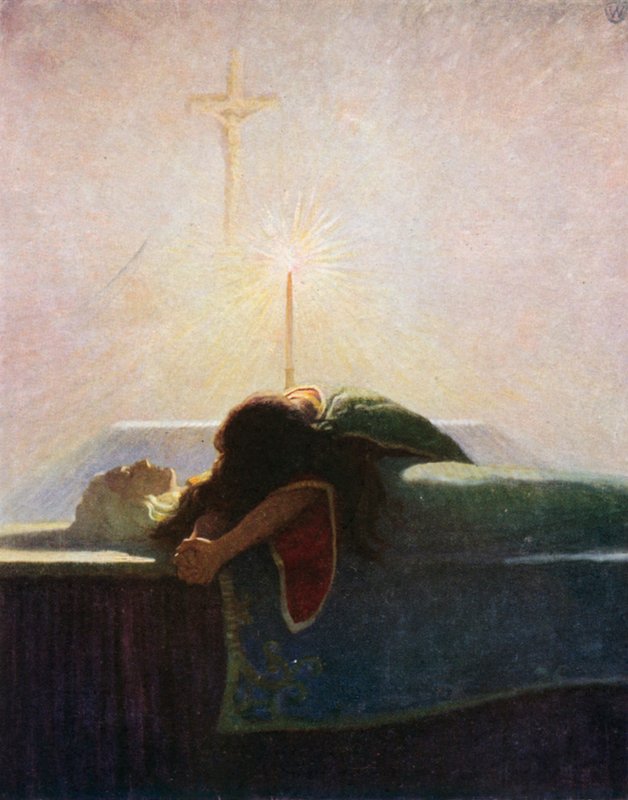 In de Tower of London door Newell Convers Wyeth