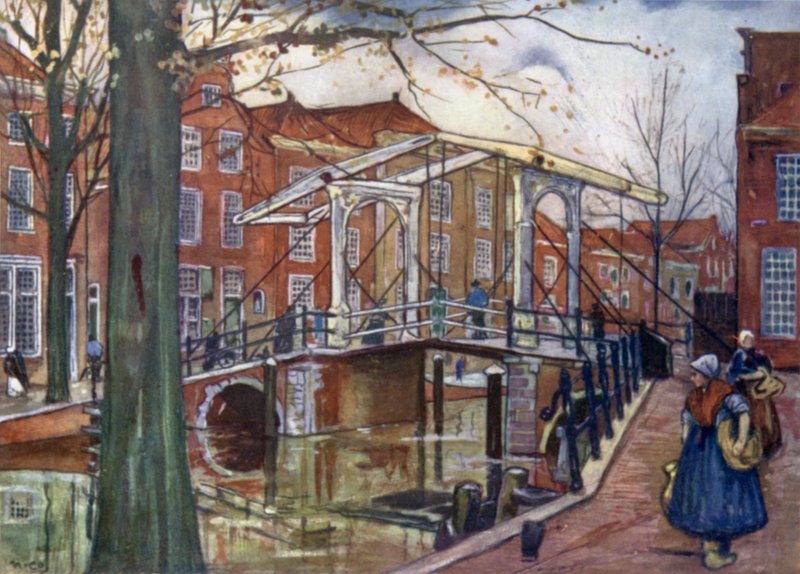 De Oude Rijn, Leiden door Nico Jungman