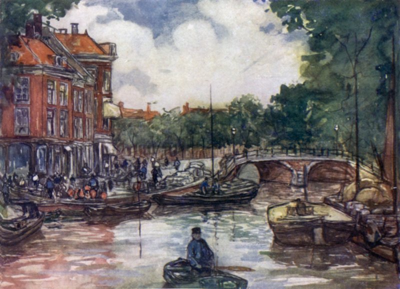 De Visbrug, Leiden door Nico Jungman