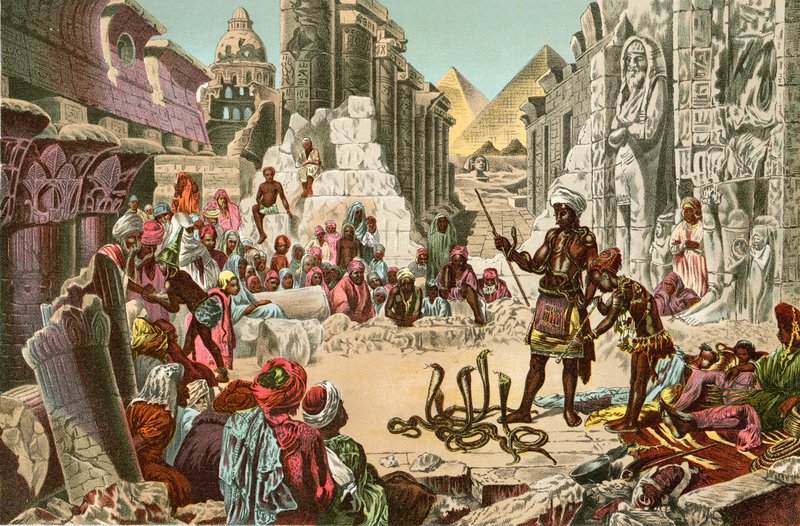 Oud Egypte en Modern Egypte Vergeleken door North American